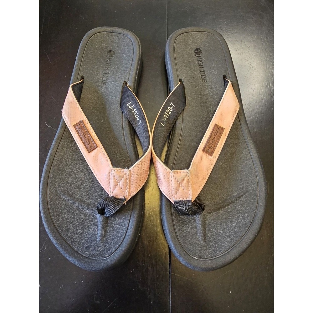 High Tide brand women's Size 7 flip-flops (Model LJ-1120-7).